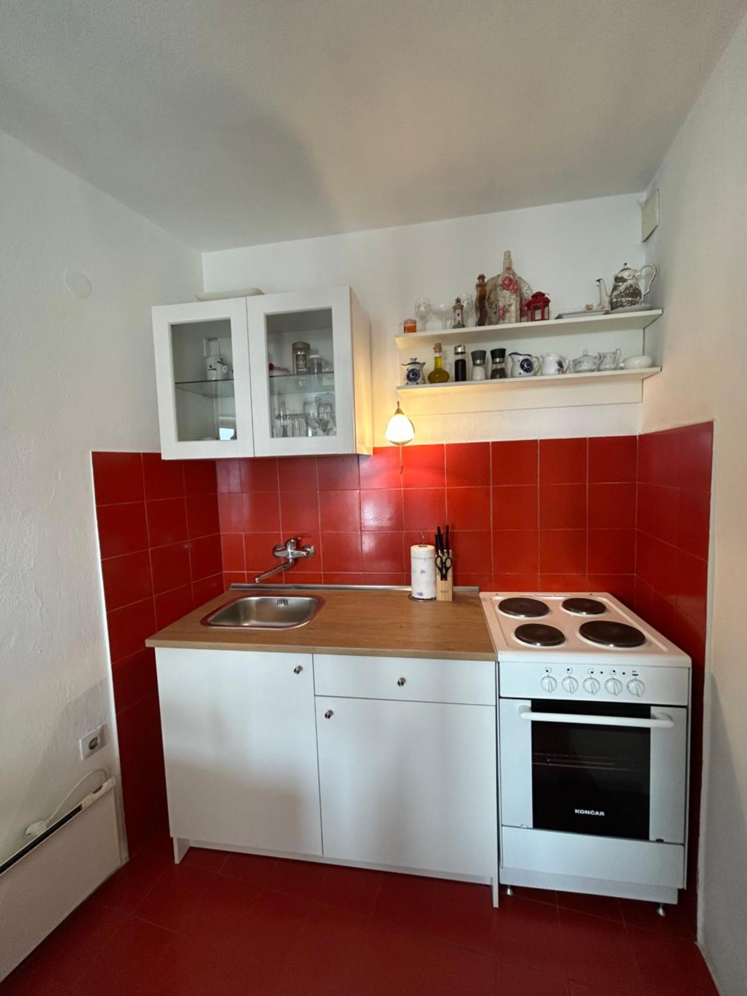 Seafront Studio Apartment+Balcony Podgora Exterior foto
